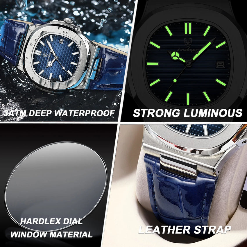 POEDAGAR Luxury Man Wristwatch