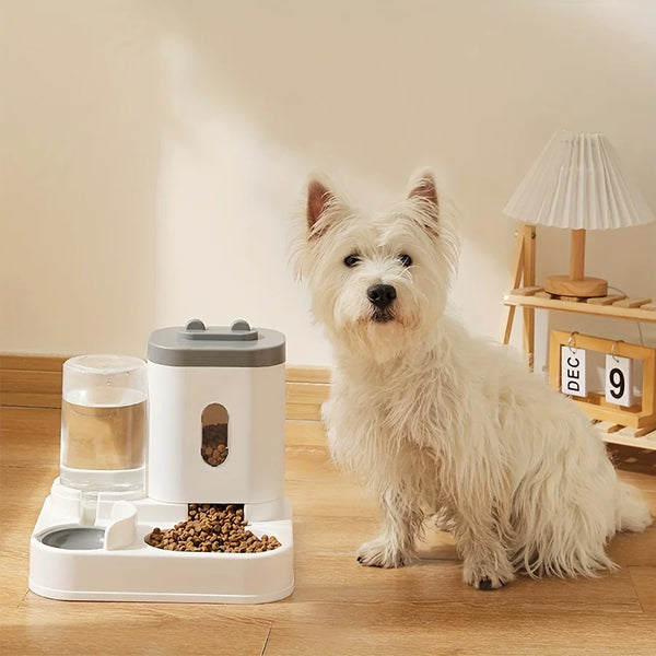 Pet Feeder and Water Dispenser for Dogs and Cats