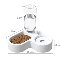 Double Dog and Cat Food Bowl Set