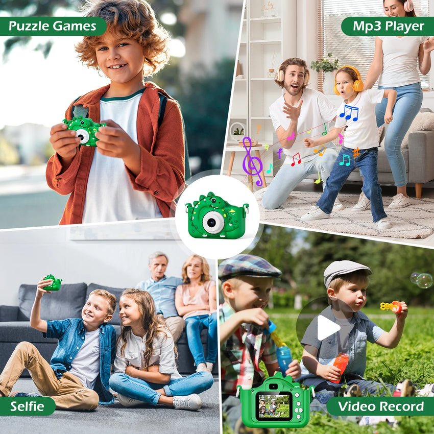 Kids Digital Dinosaur Camera with 32G Card