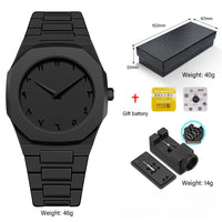Mens Blackout Waterproof Watch
