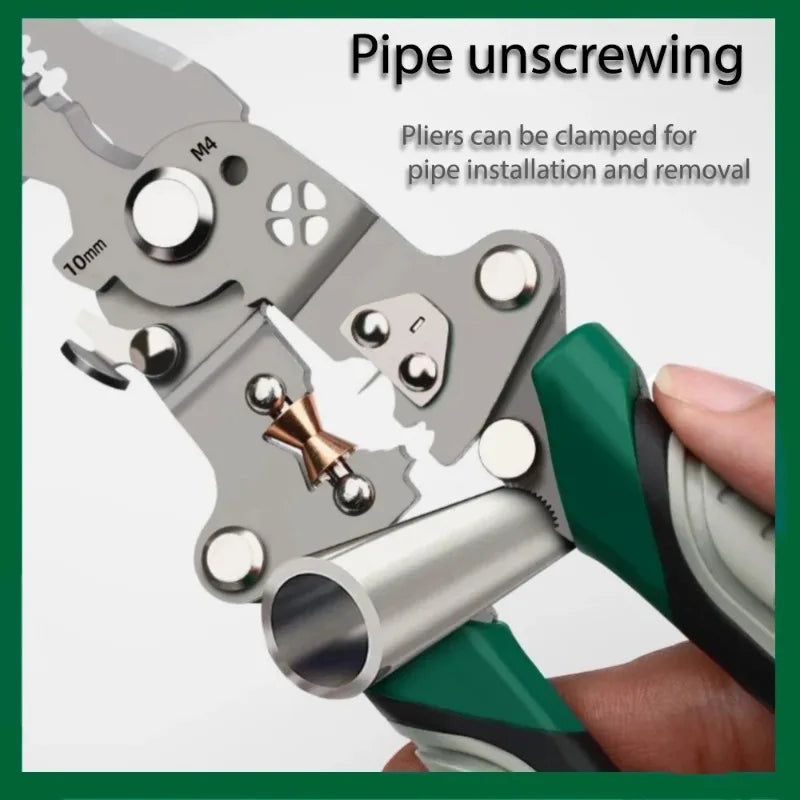 Foldable wire stripper