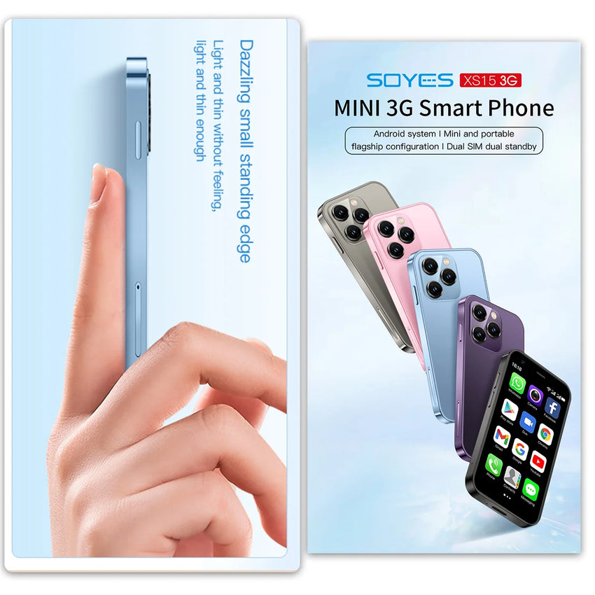 SOYES XS15 Blue 3G Mini Smartphone