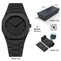 Mens Blackout Waterproof Watch