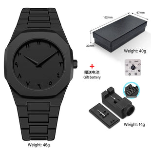 Mens Blackout Waterproof Watch