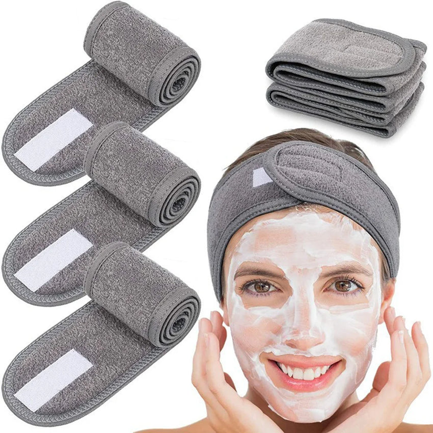 Women Adjustable Facial Headband For Bath And Makeup