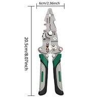 Foldable wire stripper