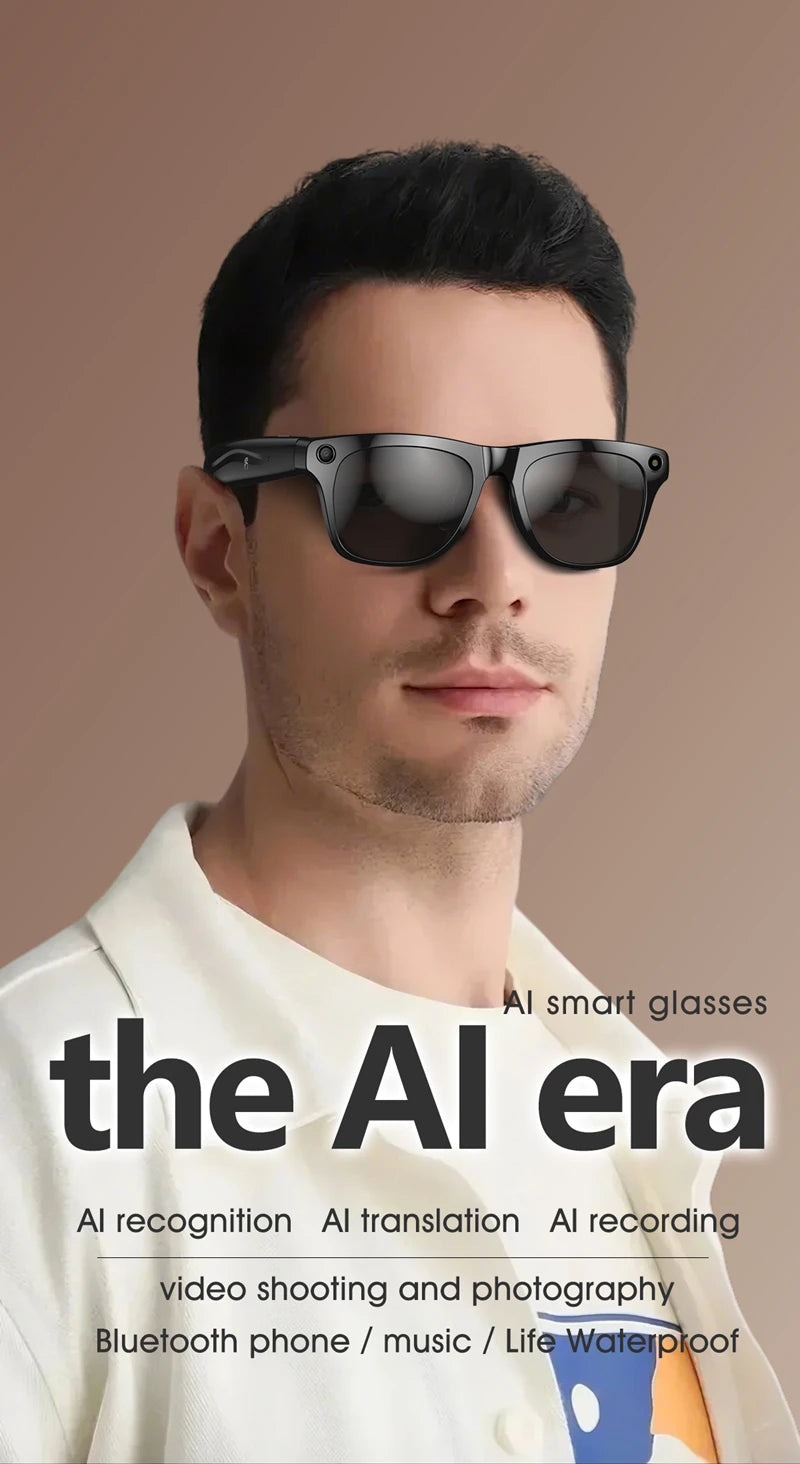 Xiaomi 4KHD AI Smart Glasses GPT Translation and Music