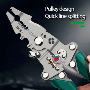 Foldable wire stripper