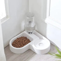 Double Dog and Cat Food Bowl Set