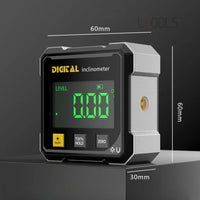 Four Sided Magnetic Electronic Level With Two-way Laser