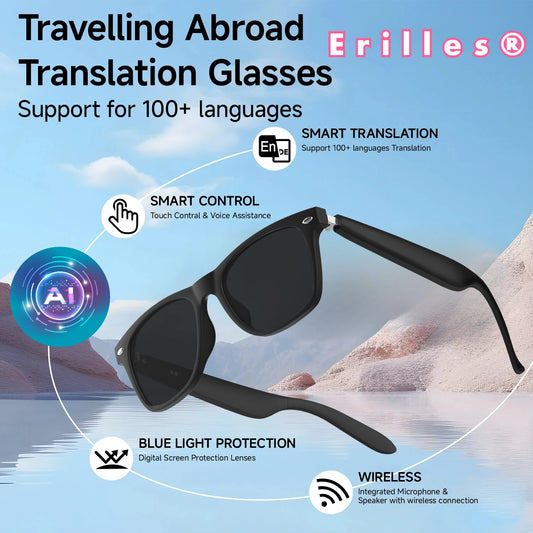 2025 New AI Translation Smart Glasses