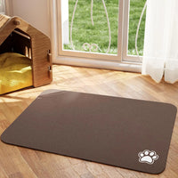 Pet Feeding Mat, Absorbent Quick Dry for Messy Drinkers