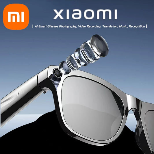Xiaomi 4KHD AI Smart Glasses GPT Translation and Music
