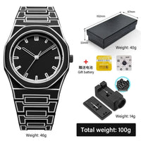 Mens Blackout Waterproof Watch