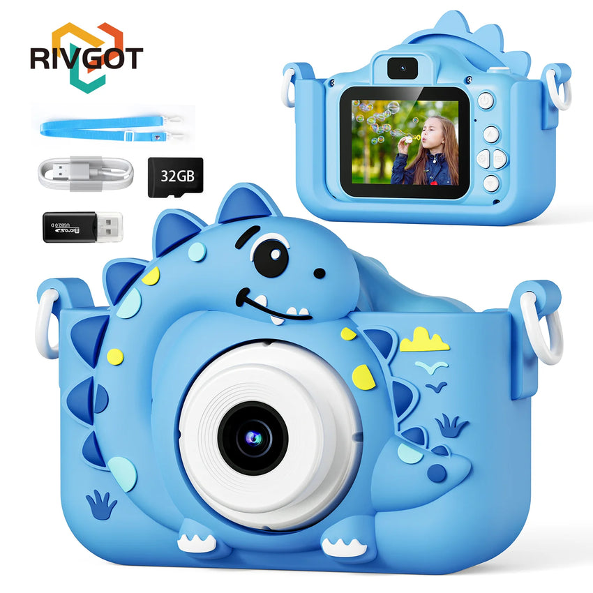 Kids Digital Dinosaur Camera with 32G Card