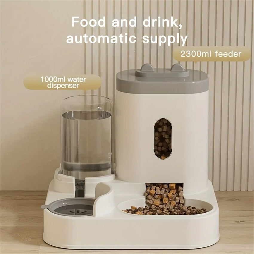 Pet Feeder and Water Dispenser for Dogs and Cats