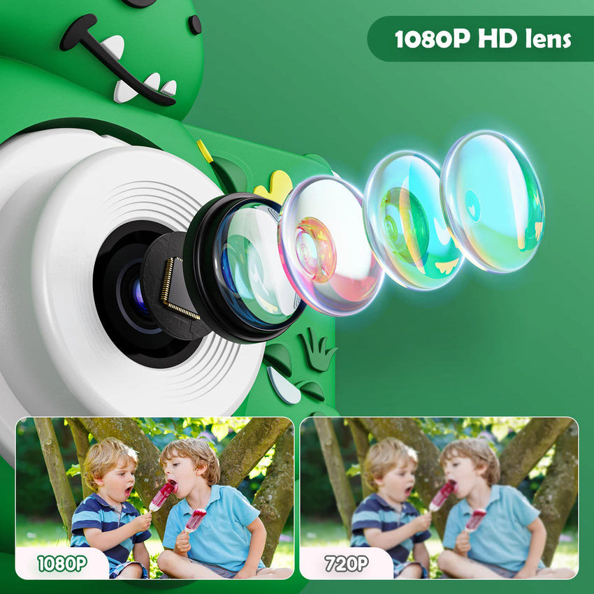 Kids Digital Dinosaur Camera with 32G Card