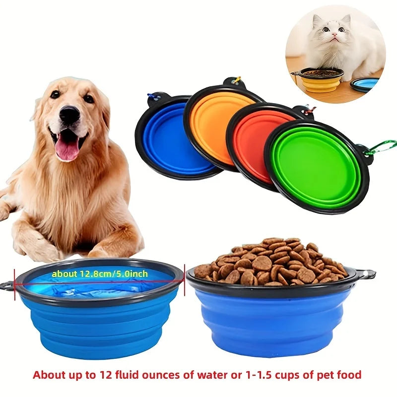 portable Dog And Cat Feeding/Water Bowl