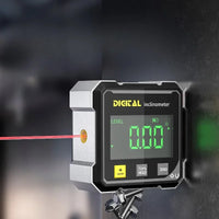 Four Sided Magnetic Electronic Level With Two-way Laser