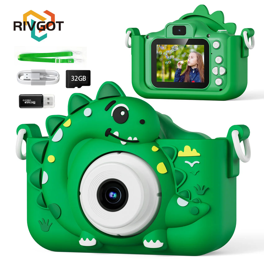 Kids Digital Dinosaur Camera with 32G Card