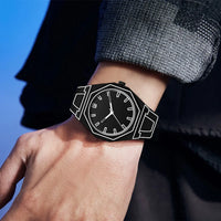 Mens Blackout Waterproof Watch
