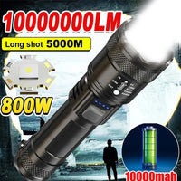 High Strong Power Led Flashlights 2000LM Tactical Torch