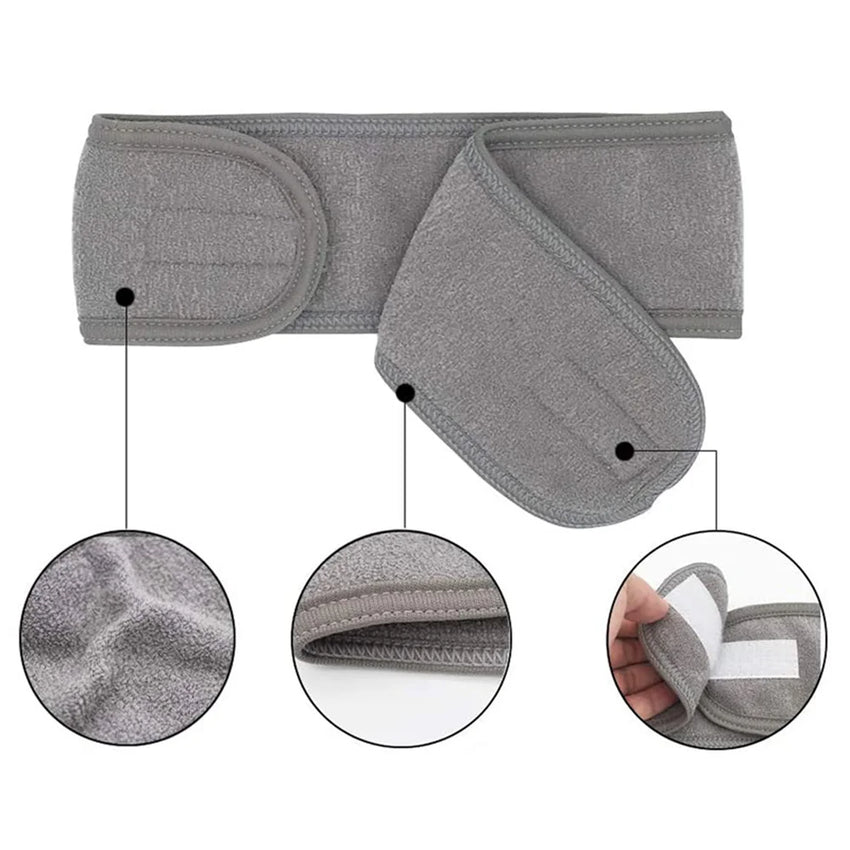 Women Adjustable Facial Headband For Bath And Makeup