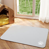 Pet Feeding Mat, Absorbent Quick Dry for Messy Drinkers