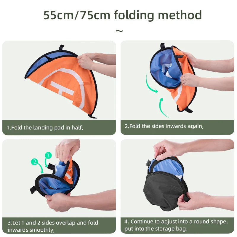 Drone Foldable Landing Pads