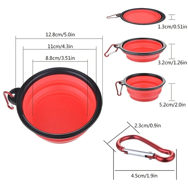 portable Dog And Cat Feeding/Water Bowl