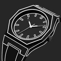 Mens Blackout Waterproof Watch