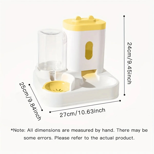 Pet Feeder and Water Dispenser for Dogs and Cats