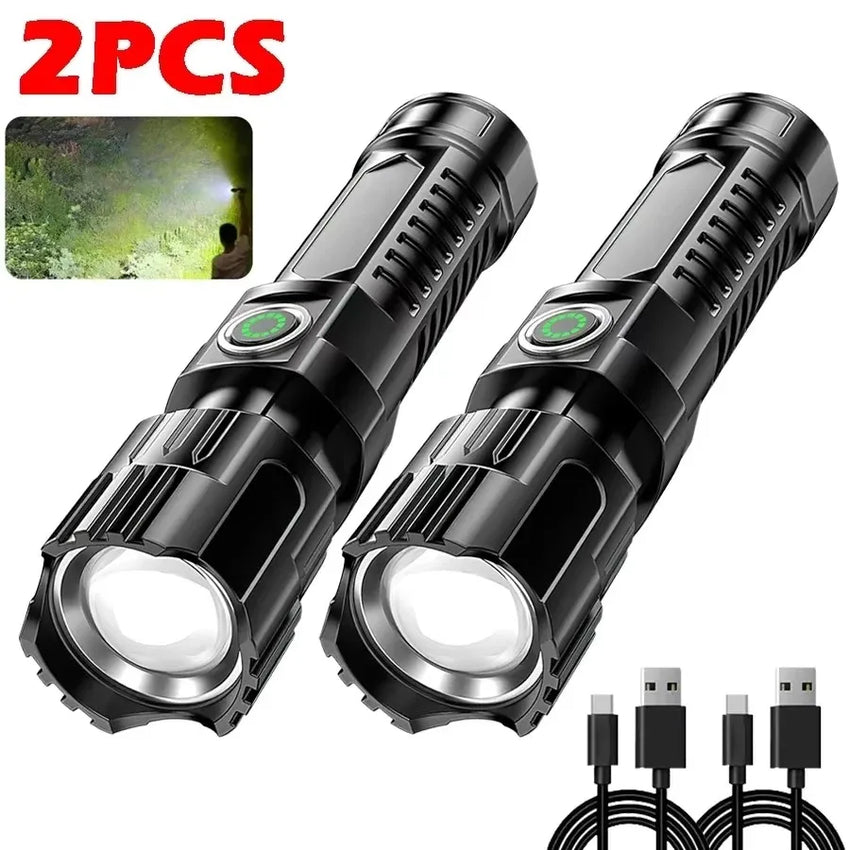 High Strong Power Led Flashlights 2000LM Tactical Torch