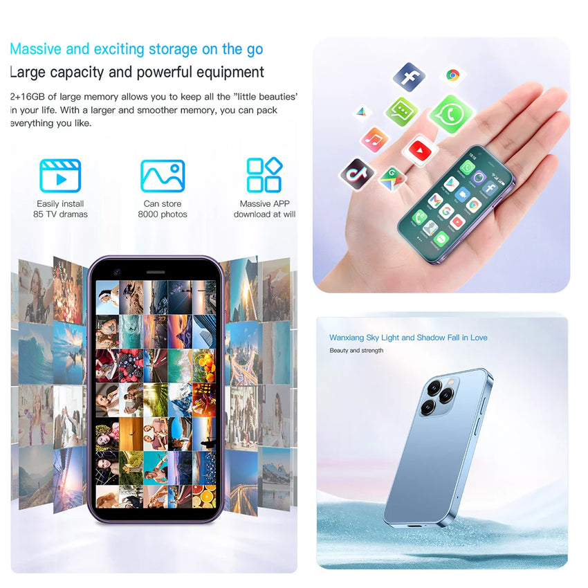 SOYES XS15 Blue 3G Mini Smartphone